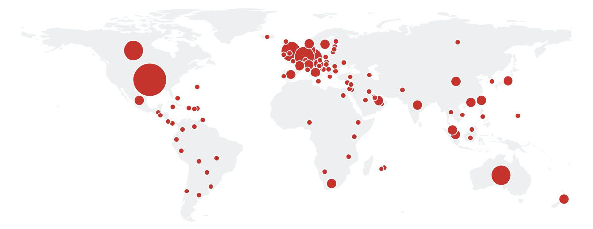 Firewallaは世界100カ国以上で利用されています